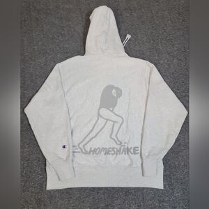 Champion Reverse Weave × Homeshake Collab Grail Hoodie Gray M Rare Limited